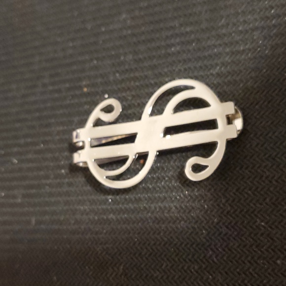 Fancy Sterling Silver Money Clip in new shape - Picture 2 of 5